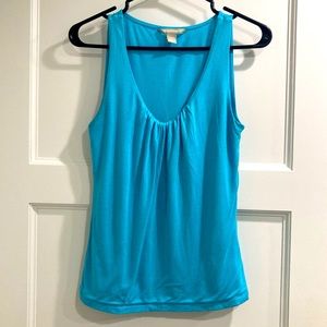 Banana Republic blue sleeveless top